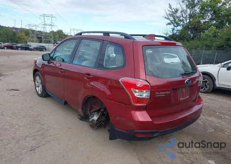 2016 Subaru Forester 2.5I z USA, uszkodzony, nr VIN JF2SJABC7GH465648